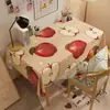 Série Sol Toalha de Mesa Maçã Tapete de Mesa de Centro de Alta Qualidade Toalha de Mesa de Jantar Luxuosa e de Ponta Impermeável e à Prova de Óleo