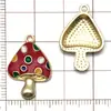Set Mixto de 20 Colgantes de Aleación de Esmalte Coloridos de Casa de Dibujos Animados y Champiñón Accesorios para Pulsera, Collar, Joyería DIY