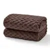Manta Jacquard de Flanela de Alta Qualidade para Cruzamento de Fronteiras Outono/Inverno Quente Amiga da Pele Manta de Lã para Casa Fabricante de Origem Personalizável OEM