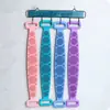 Potente exfoliante de espalda, toalla de baño exfoliante, tira larga para eliminar la piel muerta de la espalda, cepillo de baño de silicona, herramienta de baño unisex