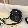 Bolsa transversal versátil feminina, bolsa pequena fofa estilo japonês de verão, bolsa de ombro doce e feminina estilo coreano