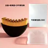 Cepillo Linfático, Pincel para Contorno, Cepillo para Masaje Facial, Herramienta para Definir la Mandíbula, Herramienta para Aliviar la Fatiga, Cepillo Gua Sha para Cuidado de Ojos y Cuello