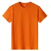 Comércio Exterior Transfronteiriço Camiseta Lisa de Manga Curta Masculina e Feminina Gola Redonda Branca Lisa Edição Leve Camisa Publicitária Camisa Cultural Roupa de Trabalho Verde Militar