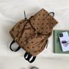 Mochila Casual Versátil de Lunares Estilo Verano para Niñas, Mochila Ligera de Nylon Estilo Coreano de Nicho para Estudiantes y Viajes