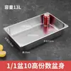 Bacia de Servir em Aço Inoxidável Mesa de Isolamento para Buffet com Tampa Retangular Bacia para Alimentos Caixa Quadrada para Servir Food Truck