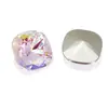 Diamante para Nail Art Dongzhou Autêntico 10mm Quadrado Gordo Fundo Pontiagudo Diamante para Joias DIY Acessórios Diamante de Vidro Colorido Revestido Brilhante Lote