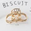 Pinza para el pelo de metal estilo minimizado Pinza pequeña para el pelo Accesorios para el pelo retro europeos y americanos Accesorios para la cabeza coreanos