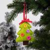 Tewei 2024 Nuevas decoraciones navideñas estilo ins Colgante para árbol de Navidad Colgante pequeño lindo de Navidad