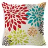 Funda de almohada para dropshipping transfronterizo Funda de cojín estampada Funda de almohada decorativa para sala de estar Estilo escandinavo fresco de plantas