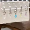 Brinco de Argola para Orelha com Pingentes de Lágrimas Quebradas Nana Ou Yang com Design de Nicho