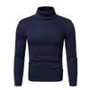 Ropa interior transfronteriza europea y americana para hombre, otoño e invierno, forro polar, cuello alto, manga larga, jersey para hombre, camisa base cálida, parte superior del cuerpo
