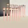 Conjunto de Ferramentas de Beleza Multi-Peça Transfronteiriço com 30 Peças: Pincéis de Maquiagem, Esponjas de Pó, Conjunto Grande para Lavagem Facial