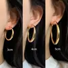 ¡Úsalos una y otra vez sin cansarte! Pendientes de Aro Lisos de Plata de Lujo Ligero Europeos y Americanos, Pendientes de Aro Grandes Simples Clásicos, Pendientes Retro para el Trabajo