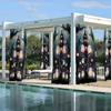 Cortina Ventana Pantalla Impermeable Exterior Comercio Exterior Transfronterizo Pabellón Moderno Amazon Transfronterizo Toldo Protector Solar Serie Bosque