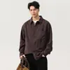 Roupas Masculinas Xintang 2026 Tencel Lyocell Cor Sólida Gola Lapela Manga Longa Camisa Masculina Casual Estilo Minimalista Jaqueta Camisa