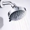 Chuveiro Pequeno Economizador de Água Estilo Americano 12cm Embutido no Teto Cinco Jatos Conjunto de Chuveiro para Banheiro Hotel