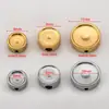 Base de contas redondas de esmalte em aço inoxidável 304 para pulseira de joias artesanais DIY, contas espaçadoras, acessórios de joias