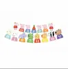 Peppa Pig Tema de Fiesta de Cumpleaños Cerdo Rosa Plato de Papel Taza Servilleta de Papel Cuchillo Tenedor Cuchara Banderín de Tirar Decoraciones de Fiesta