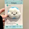 Gatito de Dibujos Animados Llorando Gato Silicona Adecuado para Soporte Magnético Magsafe con Fuerte Adsorción y Airbag Retráctil para Escritorio