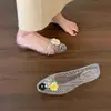 Pingentes para Sapato com Furo Pequeno, Acessórios de Sapato de Gelatina Transparentes Pontiagudos, Sensação de Alto Padrão, Decorações de Sapato DIY, Pingentes de Sapato Coreanos Destacáveis