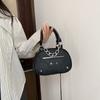 Bolso de Mano para Niñas de Nuevo Estilo 2026, Sencillo y Moderno, Bolso de Hombro de Nicho, Bolso Cruzado Pequeño con Cadena para Mujer