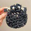 Malla para el Cabello de Niña Recogido de Baile Bolsillo Invisible para el Cabello de Niña Tocado de Flor Cabeza de Bola Accesorios Fijos para el Cabello Accesorios para el Cabello de Niñas