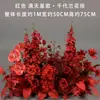 Orquídea Cymbidium fila decoración de boda flor artificial pasillo flor flor de escenario de boda diseño de escenario T arte floral producto terminado flor de fila de suelo