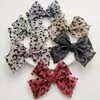 Nuevos Accesorios para el Cabello con Malla Estilo Coreano Estampado de Leopardo y Moño para Bolsas, Zapatos, Calcetines, Ropa DIY Accesorios Semi-terminados