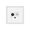 Placa Grande Transfronteriza Estilo Europeo 80mm Eu Estándar Europeo Estilo Alemán Francés Ruso Carga Rápida USB Interruptor Rojo y Verde Enchufe Multifunción