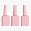 Esmalte em Gel Rosa em Estoque, Garrafa de Vidro, Grande Capacidade 15ml, Frasco de Esmalte em Gel Vazio de Alta Qualidade na Cor Rosa, Exclusivamente para Fornecimento Transfronteiriço