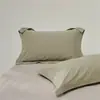 Fundas de Almohada de Algodón Cepillado 100S de Hotel Cinco Estrellas, Fundas de Almohada de Algodón Puro, Par de Fundas Interiores para Relleno de Almohada 48X74Cm