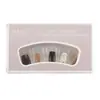 Piezas Frescas de Uñas Artísticas Salpicadas de Tinta Marrón Oscuro Marrón Claro Blanco para Otoño e Invierno Pegatinas de Uñas de Moda Removibles