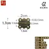 Bisagra de mariposa 018 accesorios para gabinetes y herrajes para cajas de madera bisagra de jaula de pájaros de 90 grados bisagra de tamaño mini galvanizada