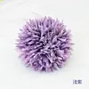 Simulación de flor de diente de león, decoración de boda, corona de bricolaje, arreglo floral, accesorios de fotografía, tela de seda, bola de espinas, flor