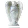 Anjo de Cristal Natural Escultura de Cristal Presente de Escultura de Cristal Enfeites de Cristal Artesanato de Cristal de Comércio Exterior Atacado