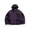 Yidao Vintage 25 Inverno Novo Estilo Bolso Costurado Design Fleece Polar Algodão Jaqueta Masculina e Feminina Com Capuz Solta Quente