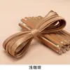 Accesorios de Tira de Borde para Cheongsam Hengmeihe Tira de Ribete de 1 cm Adorno para Ropa 60% de descuento Cinta de Satén Imitación de Seda para Bordes