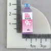 Kit DIY Caseiro Acessórios de Resina Água Mineral Chaveiro Cola Creme Garrafa de Vinho Garrafa de Refrigerante Material para Capa de Celular