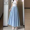 Pantalones Falda Yamamoto para Mujer Verano 2026 Cintura Alta Adelgazantes Falda Línea A con Caída Estilo Japonés Relajados Sueltos Pantalones de Pierna Ancha