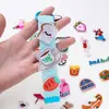 Parches Bordados de Animales y Frutas de Dibujos Animados para Computadora, Etiquetas de Tela DIY, Accesorios para Ropa, Parches Decorativos para Ropa, Sombreros y Bolsos