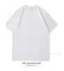 Camiseta de Algodón Puro 230g Ajuste Holgado Hombro Caído Cuello Redondo Personalizada al por Mayor Camiseta Promocional Camiseta para Actividad Grupal Camiseta Cultural Manga Corta con Texto Impreso