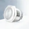 Interruptor de Botón Metálico Impermeable de 22 mm Auto-Restablecible Inicio Anillo con Luz Auto-Bloqueante Botón de Acero Inoxidable