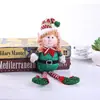 Adornos de figura de elfo de patas blandas navideño transfronterizos, decoraciones navideñas, regalos de Navidad, adornos decorativos para ventana y hogar