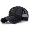 Gorra de béisbol de malla transpirable con visera extendida, protección solar, gorra para deportes al aire libre con ventilador alimentado por energía solar