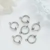 Pendientes de Clip sin Agujeros en las Orejas, Pendientes de Resorte Invisibles, Accesorios DIY, Aros de Oreja Hip-Hop que Conservan el Color Dorado de 18 Quilates, Pendientes Falsos, Hebillas para Orejas