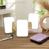 Espejo de Escritorio con Acabado de Alta Gama, Espejo Plegable de Mesa, Espejo Rectangular Grande Portátil para Uso en Dormitorio sobre un Escritorio para Vestirse