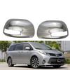 Adequado para 2010-2018 Toyota Sienna Carcaça do Espelho Retrovisor Capa Especial para Espelho Retrovisor Adesivo Decorativo Galvanizado