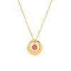 Nuevo Collar de Esmalte de Fresa Frutal Estilo Dulce para Mujer, Cadena para Clavícula con Colgante de Acero Inoxidable Fresco y Dulce de Moda