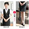 Conjunto de Chaleco Profesional para Hombre y Mujer Verano Hotel Recepción ktv Asistente Herramientas Ropa de Trabajo Femenina Departamento de Ventas