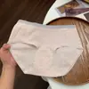 Pantaletas Antibacterianas de Grado 10A con Entrepierna Extendida Sin Costuras para Mujer, Algodón para Bebé de Grado A, Algodón Puro de Cintura Media, Entrepierna de Algodón de Secado Rápido para Niñas